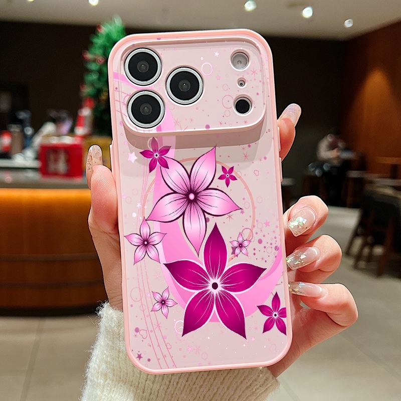 Flowers Leaves Print Case For iPhone 17 18 Pro Max Magnetic For Magsafe Hybrid Matte Cover For iPhone 16 15 14 13 Pro Max