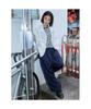 Saendeusaundeu (Unisex) Mesh Joggers Navy