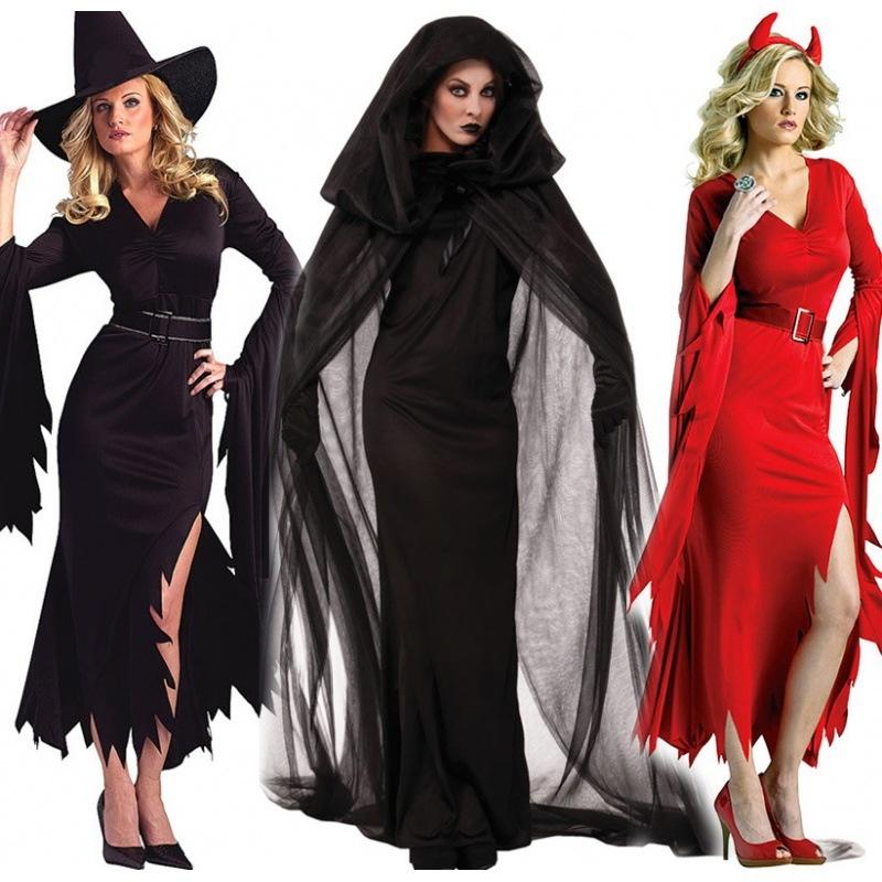 Witch Captivating Red Outfit For Women Stunning Vampire Bride Costume Great For Anime Cosplay Events