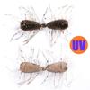 8pcs Silicone Material Fishing Artificial Lures 51mm Length Silicone Baits  For Pike Fishing