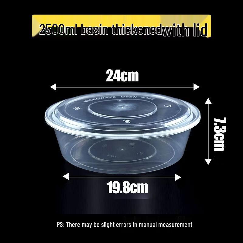 Handon Round Disposable Food Containers with Dome Lids