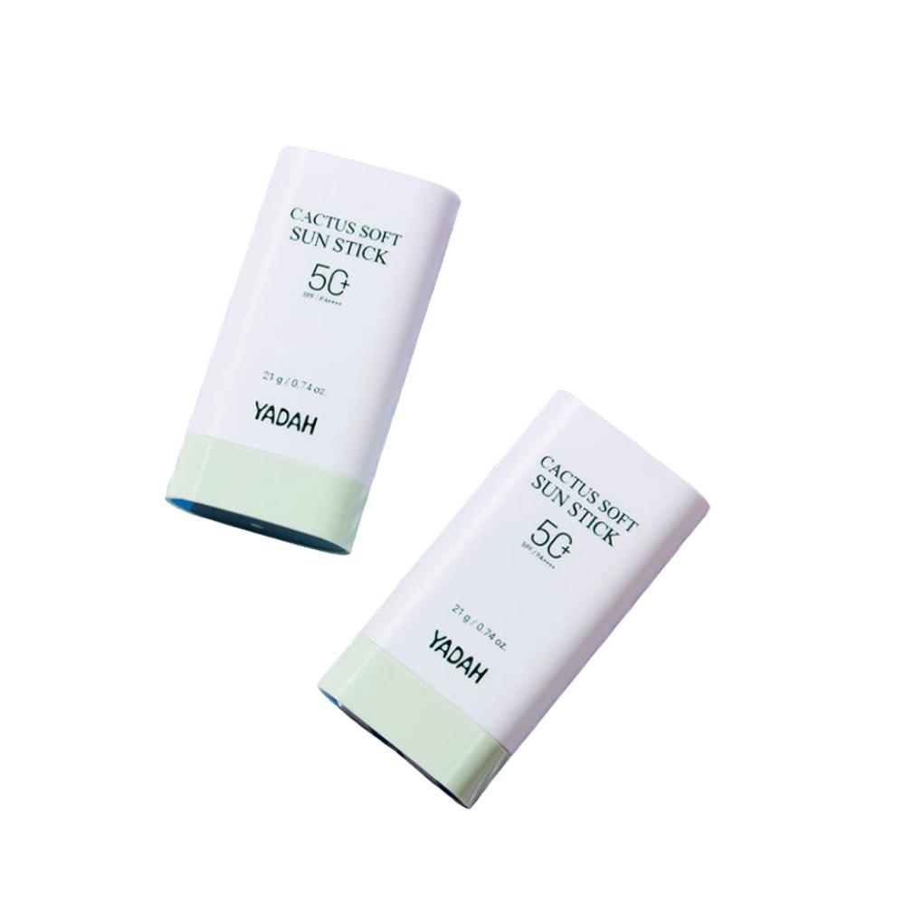 YADAH Soothing Cooler Cactus Soft Sun Stick SPF50+ PA++++ 21g × 2ea