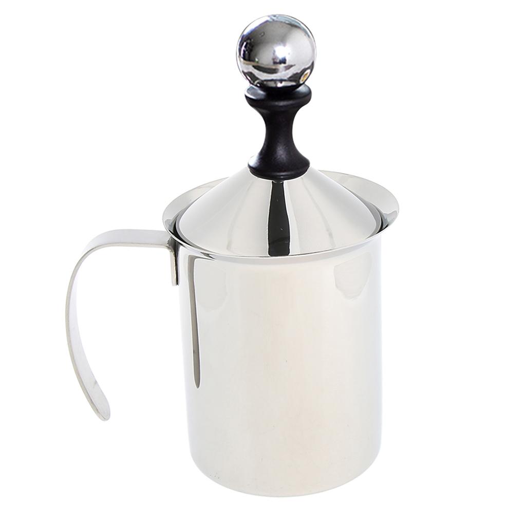 500ml Stainless Steel Manual Milk Frother Creamer Cup Mug