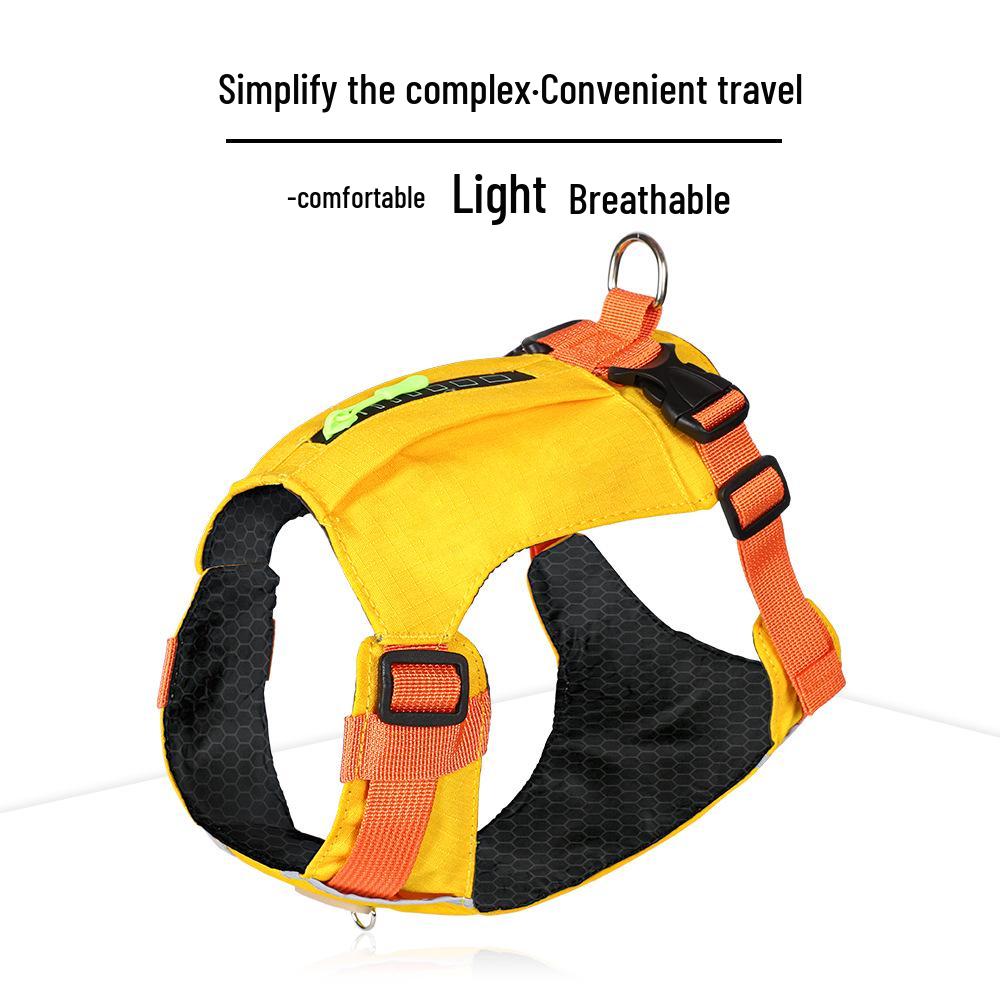 Reflective Vest-Style Leash for Small & Medium Dogs - Lightweight & Cross-Border Chest Harness