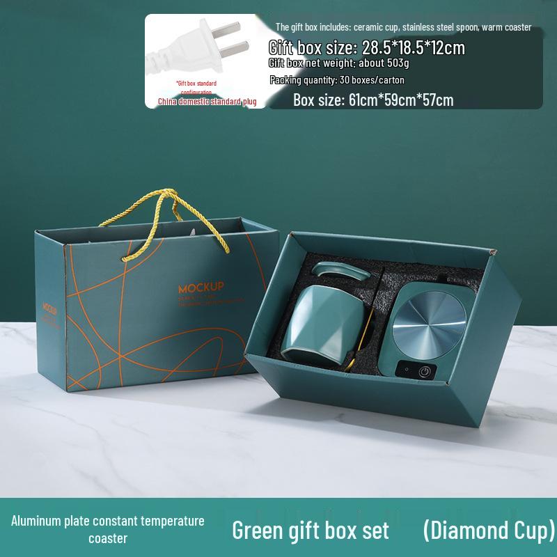 Smart 55° Heating Coaster: Constant Temperature Cup Warmer for Hot Drinks