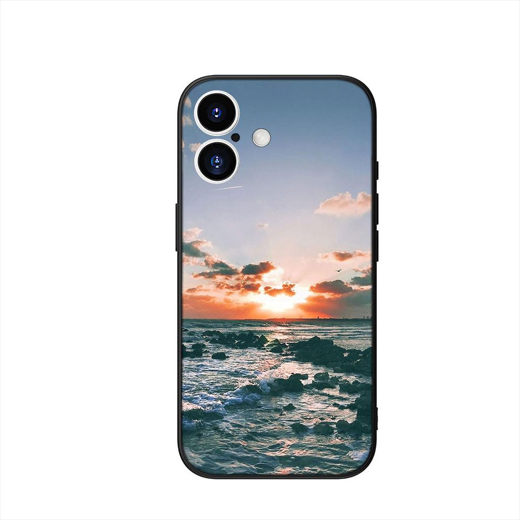Mountain Sea Beach Travel Case for Motorola Moto G04 G13 G14 g45 G22 G23 G20 G32 G34 G35 G64 G82 G84 G53 G60 G72 E14 E15 E13