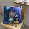 1pc KOS-MOS Anime Characters Pillow Case Fashion Square Pillowcase Bedroom Sofa Room Ins Decoration Leisure