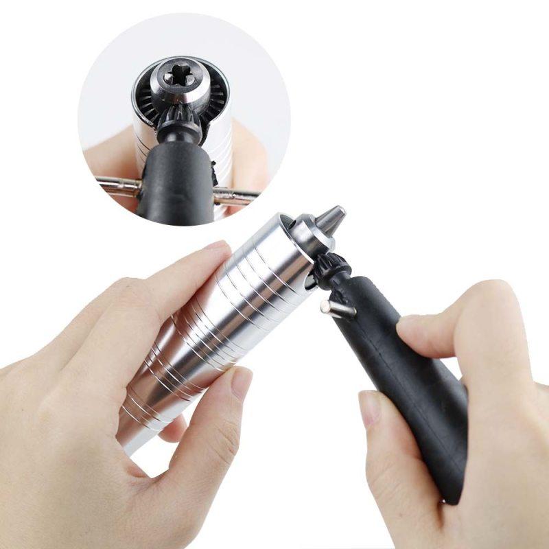 Hanging Rotary Polishing Engraving Grinder Flex Shaft Motor Jewelry Tools & Equipment Dremel Tool Set with Handpiece