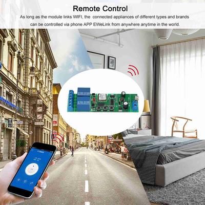 Smart WiFi  ,   Wireless Remote Control Module with Timer and Voice Control, Compatible with for Smart Home
