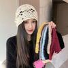 Knit Hat For Women With Breathable Tactile Texture For Autumn Fashion Style