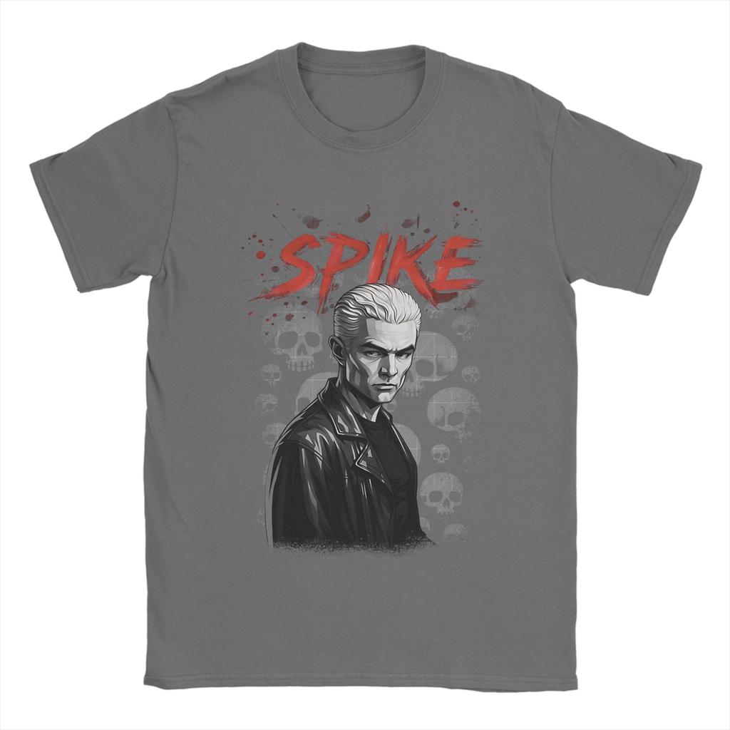 Men Women New Arrival Buffy Spike The Vampire  Tee T Shirt Pure Cotton  Tshirts Clothing