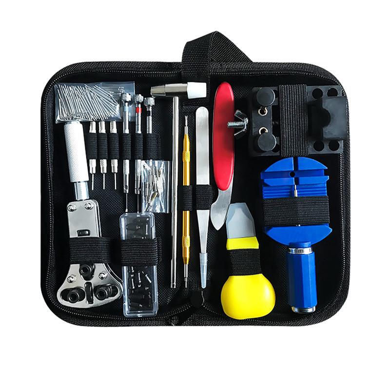 Watch Repair Tool Kit: Disassembly, Band Adjustment, Back Cover Opening, Battery Replacement
