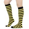 Gestreifte Kniestrümpfe Gestreifte Wadenstrümpfe Halloween Festival Cosplay Strümpfe Lange Stiefelstrümpfe Strumpfwaren für Damen