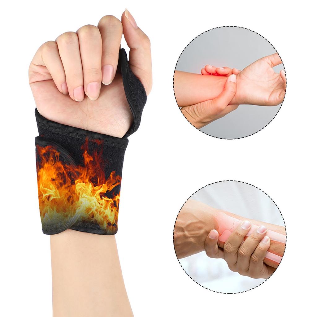Wrist Support Self-heating Wrist Brace Pain Relief Hand Band Sports Wristband