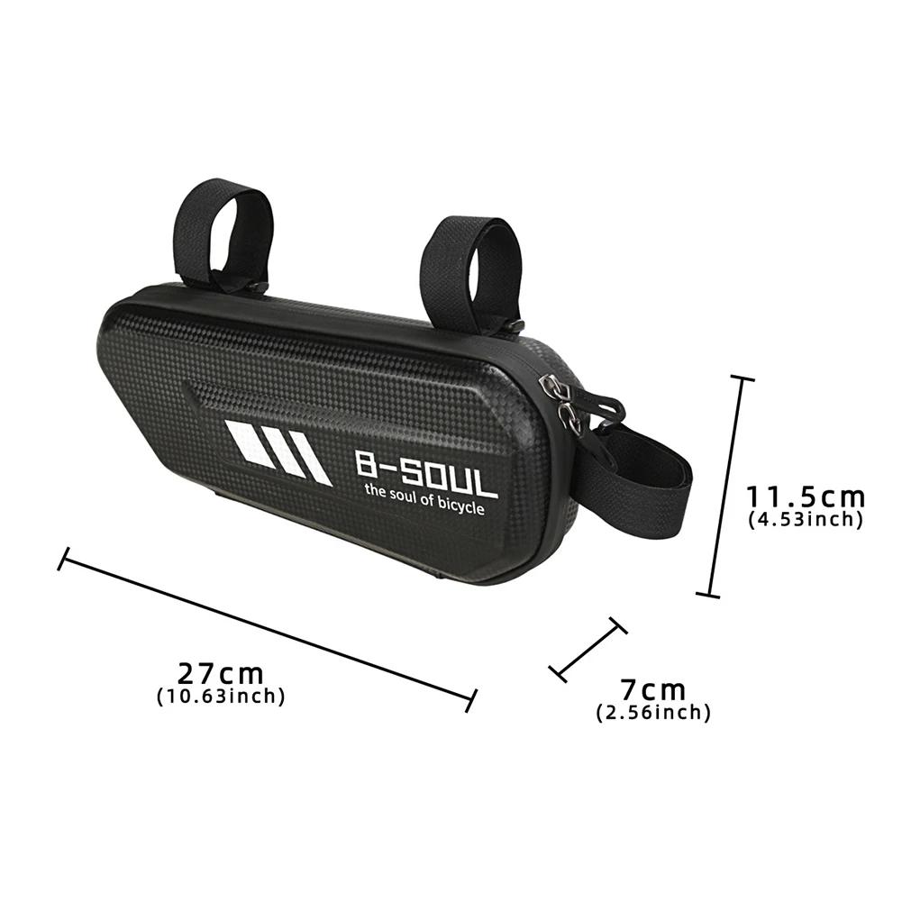Motorcycle Side Bags Waterproof EVA Hard Shell Electric Bike Hanging Bag Mountain Bike Triangle Pouch Bag Motorcycle Saddle Bag