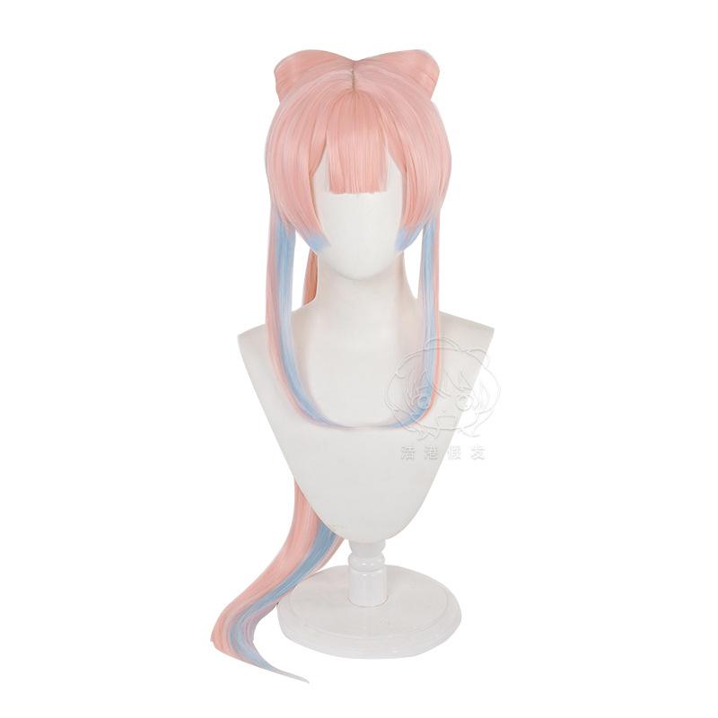 Sangonomiya Kokomi Cosplay Costume  Genshin Impact Kokomi Tube Top Dress Set Cosplay Costume Outfits with Back Decoration Wig
