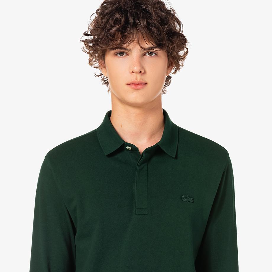 [lacoste] Men's PARIS Long Sleeve Polo Shirt PH248E-55NYZP