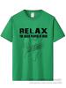 Electric Guitar Nevan Music Tshirt Relax The Bass Player Is Here 100% Cotton Fashionable Black T Shirt Summer Popular Tees
