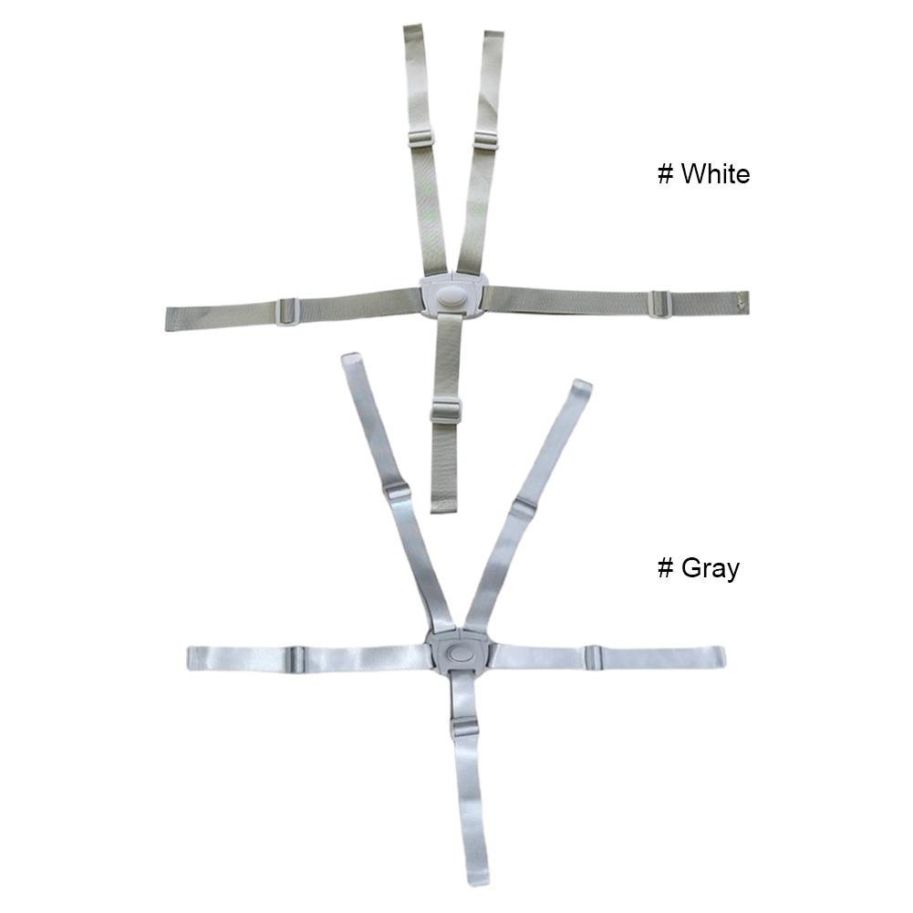 Kinderspeisestuhl Sicherheitsgurt 5-Punkt Baby Hochstuhl Gurt Verstellbarer Babysicherheitsgurt für Kindersitze Hochstühle