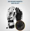 Warm Ski Gloves Winter Thermal Snowboard Gloves Men Women Waterproof Gloves Anti-Slip Touch Screen Skiing Gloves