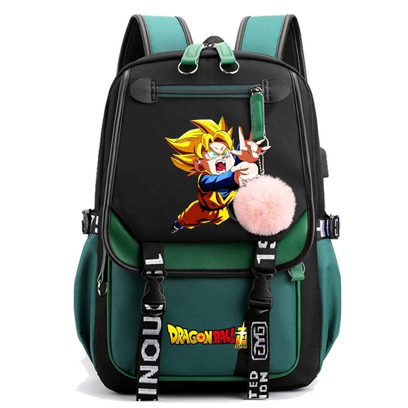 Anime Dragon Ball Bag Large Capacity Backpack for Women Anti Theft Travel Bag Back To Schoolbag for Teenager Girl Laptop Bag Women Travel Bag Mochila