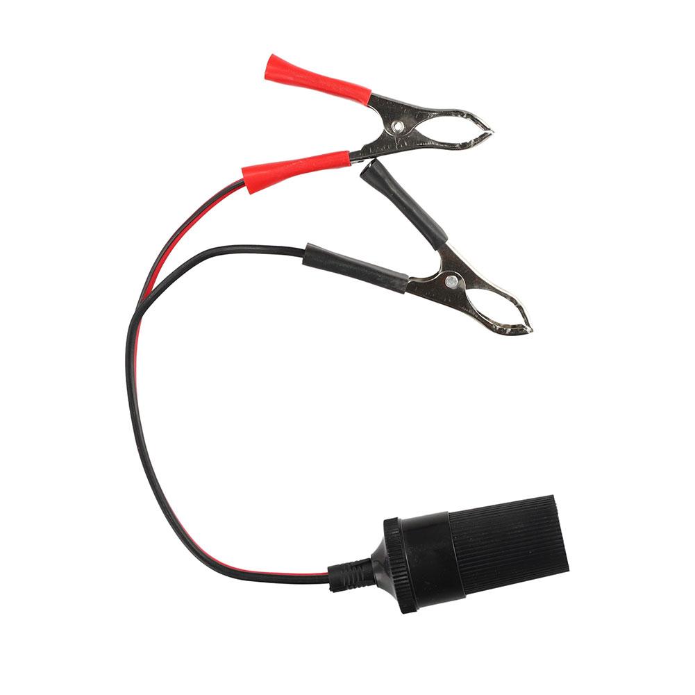 12V Car High Power Pure Copper Battery With Clip To Cigarette Lighter Female Socket Volt 220W Car Socket Plug Auto Accessories