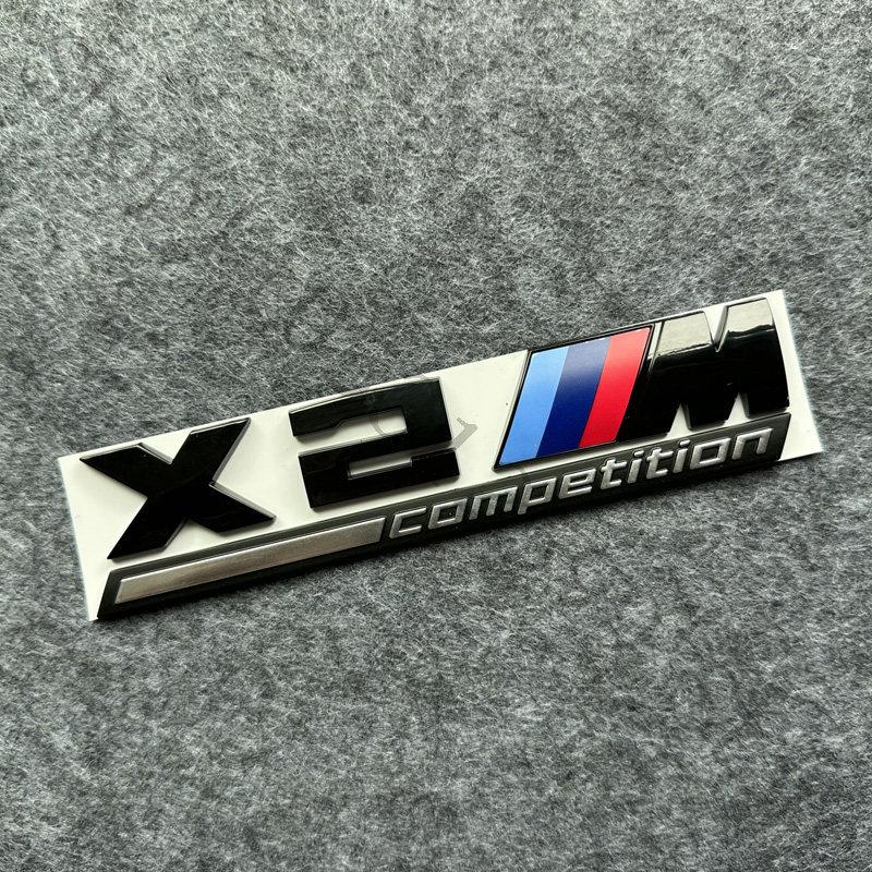 3D ABS Car Letters Logo Badge Sport Stickers Car Rear Trunk Emblem For BMW X1 X2 X3 X4 X5 X6 X7 M1 M2 M3 M4 M5 M6 M7 Competition