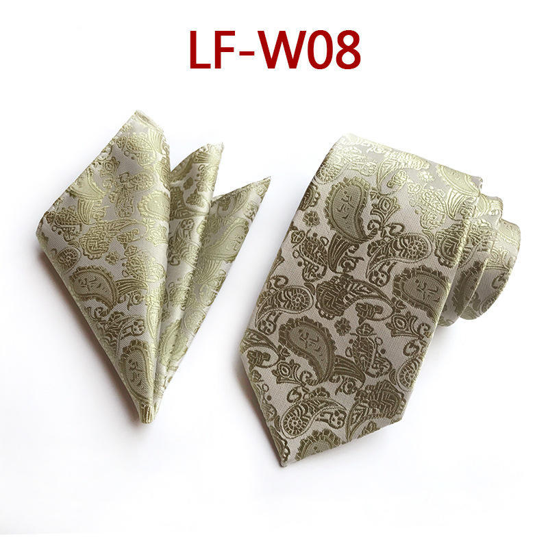 Polyester Material Fashion Suit Waist Tie Plus Pocket Towel Set