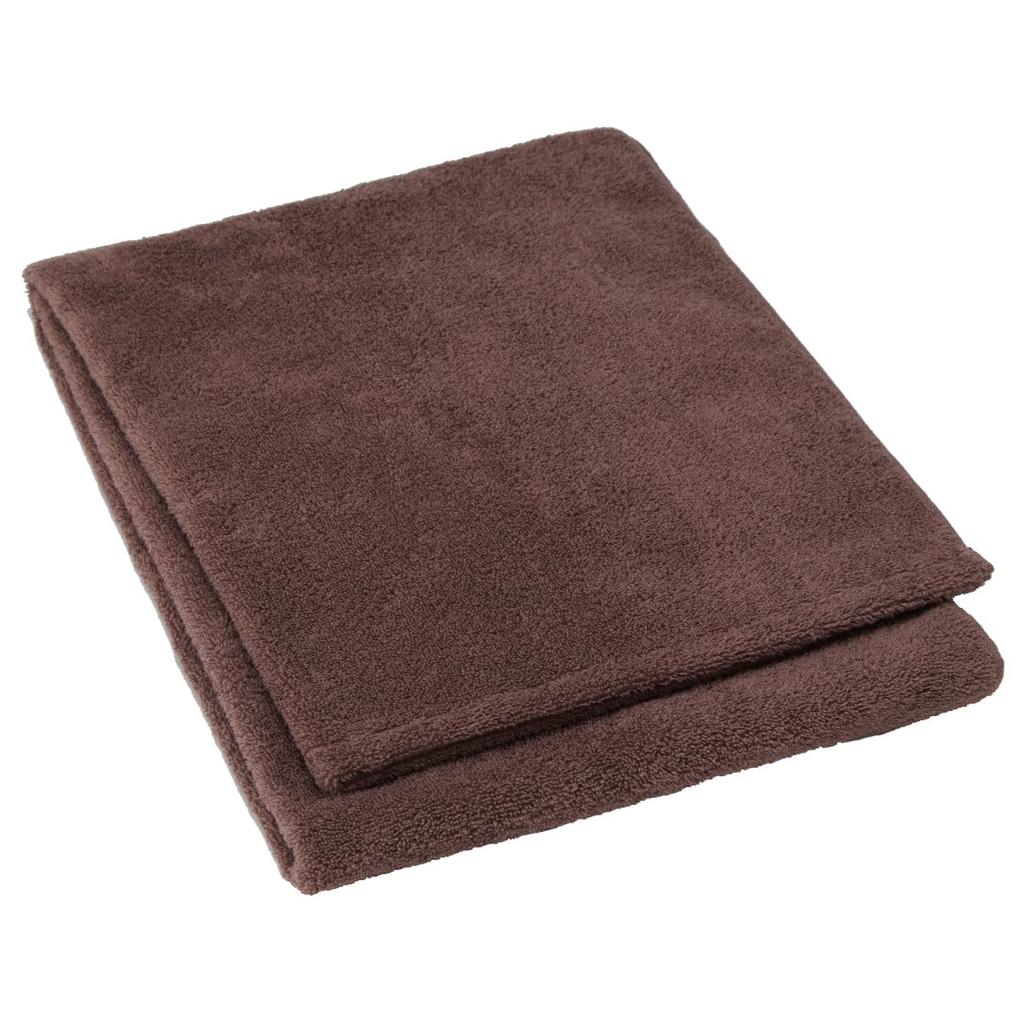 Nishikawa Bath Soft and Perfect for Skin TT14200016 Towel, 60x120cm, Washable, 100% Cotton, Fluffy, Care, Brown,