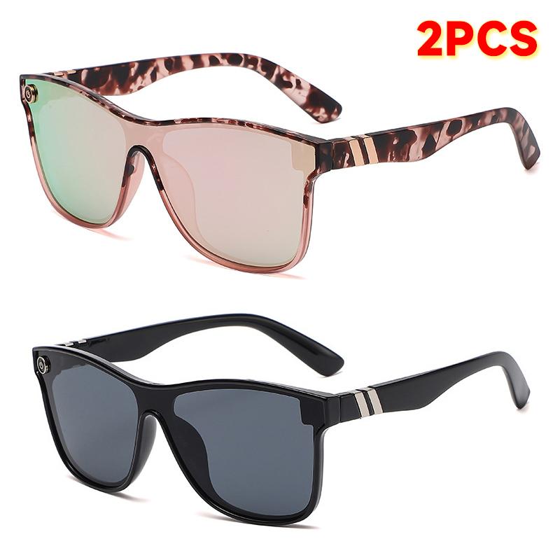 New Fashion UV400 Sunglasses Women Men Oversized Sports Mirror Lenses Designer Eyewear Sun Glasses Goggle