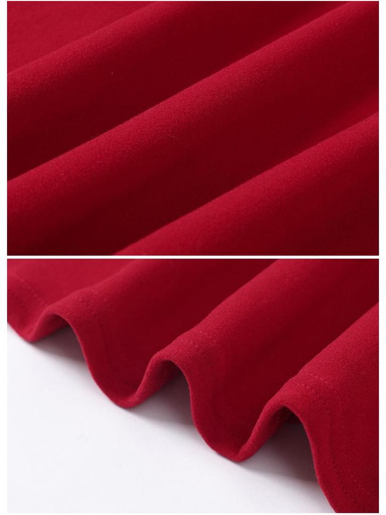 Plus Size Fleece T-Shirt for Middle-Aged and Elderly Women - Warm, Loose, and Comfortable for Autumn and Winter