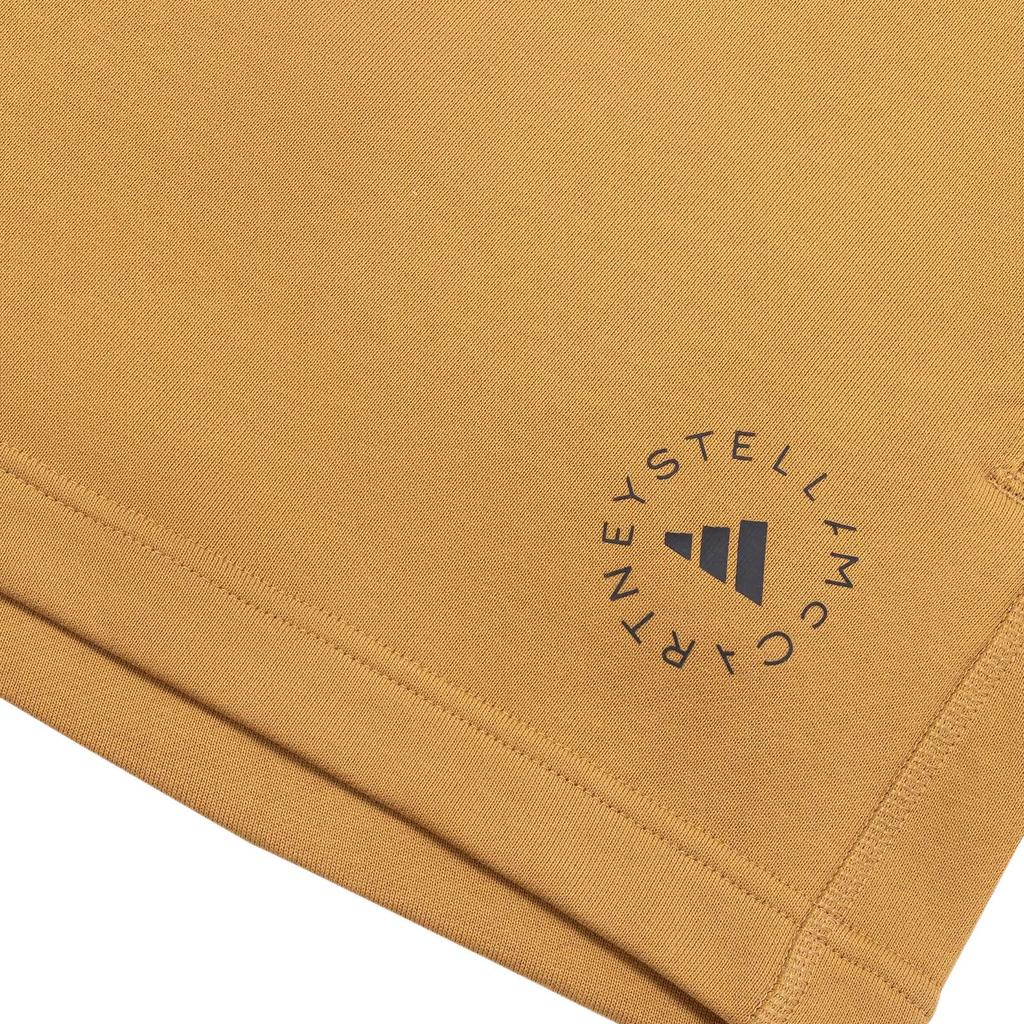 Adidas Truecasuals Terry Shorts Mid Waist Solid Color Comfortable Lace-Up Three-Quarter Casual Shorts Women shorts Sand-Brown IZ4948