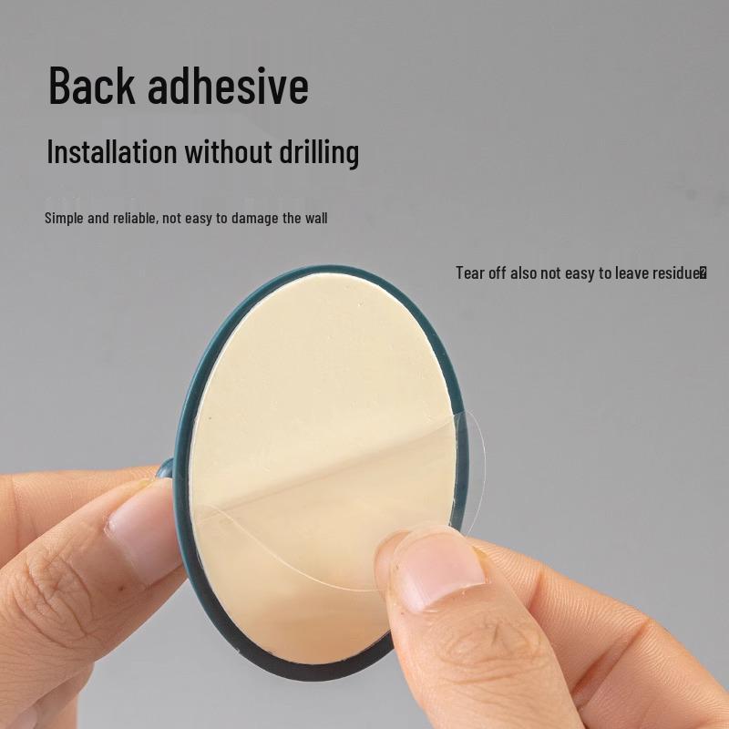 Strong Adhesive No-Drill Plug Hook for Kitchen Wall Power Cord Storage