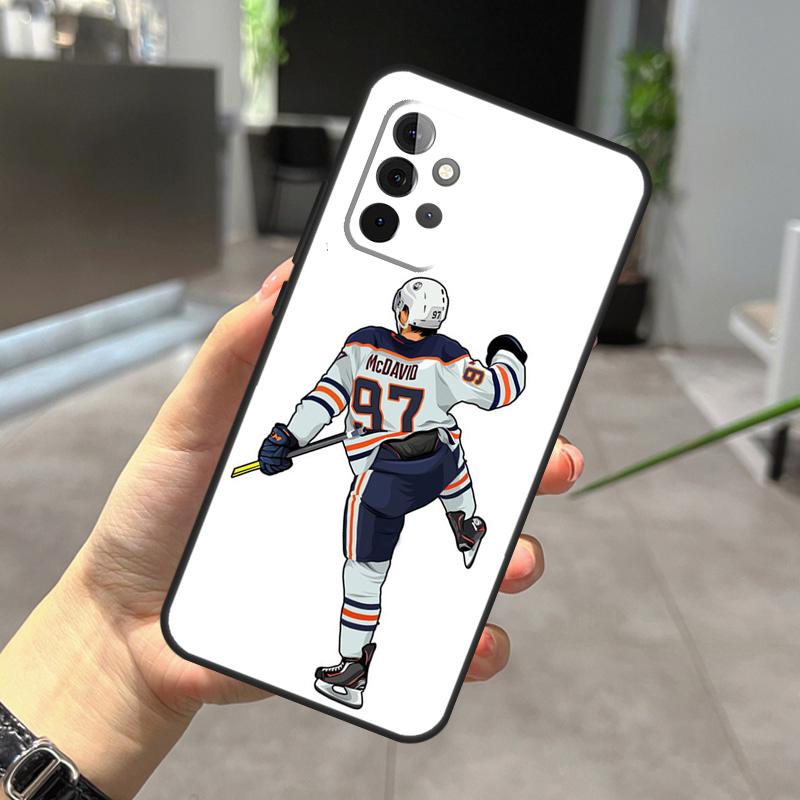 Hockey 97 Case For Samsung Galaxy A22 A32 A52 A15 A16 A05 A26 A36 A56 A53 A33 A13 A34 A54 A14 A35 A55