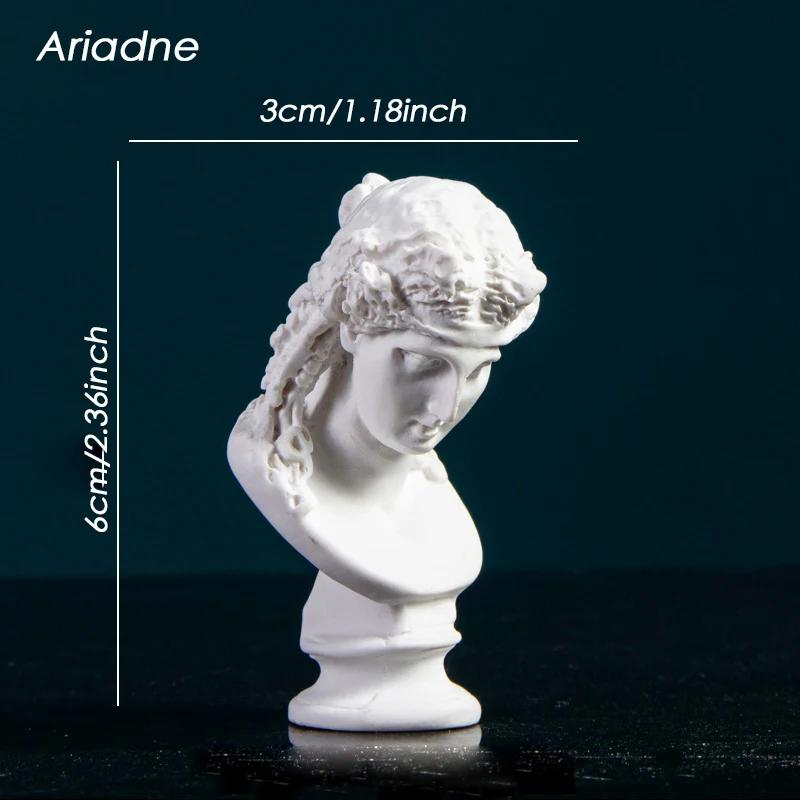Scultura Moderna Tavolo Mini Ornamento Mitologia Greca Statua in Gesso David Figura in Resina Gesso Disegno Pratica Artigianato Decorazione