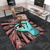 1pc Anime Cartoon Design Ok Hand Eye Office Chair Mat Non-Slip Carpet for Home Decor, Suitable for All Seasons, Fits Office and Gaming Room.A078