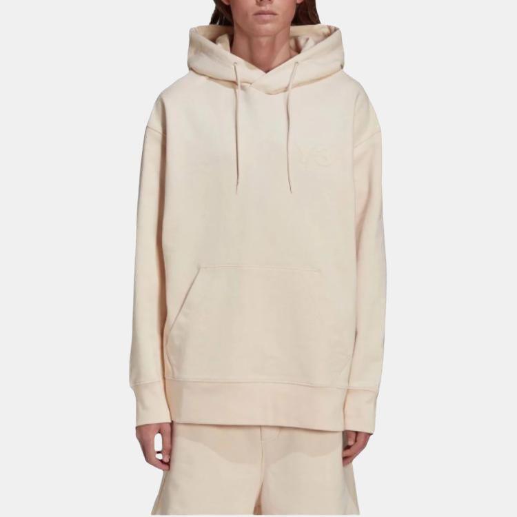 Y-3 Solid Color Drawstring Hoodie Men hoodies Yellow HG6217