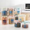 Leakproof Plastic Containers Multipurpose Transparent Kitchen Storage Solution Canister For Cereal Baking Supplies