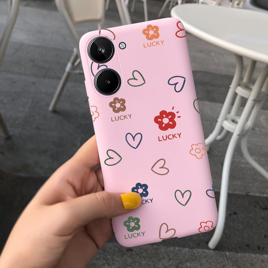 For Realme 10 2022 Lovely Printing Jelly Silicone Case For Realme10 RMX3630 Funda Realme 10 4G Soft TPU Phone Cases