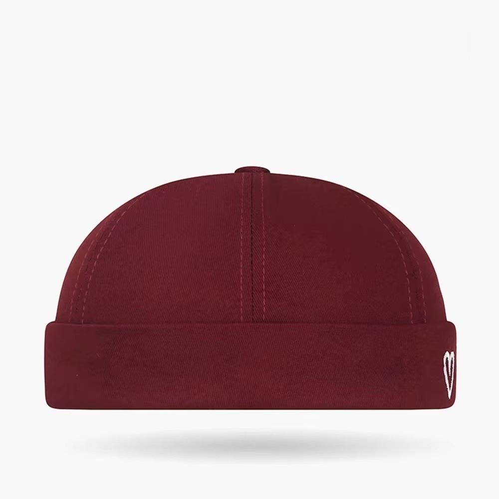 Adjustable Brimless Hat Without Brim Bucket Cap Fashion Men's Landlord Hat Streetwear