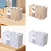Desktop Organizer Storage Box with Multi Slot Design Plastic File Organizer for Shelf Table Desk Accessories and Supplies