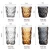 ZISIZ Thickened Glacier Pattern Glass Cup