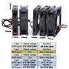 DC 5V 12v 24V 8cm 8010 8015 8025 3pin 4pin Xh 2.54 Brushless Cooling Fan 80x25mm Heatsink Radiator 80x10 80*15 For PC Case GPU