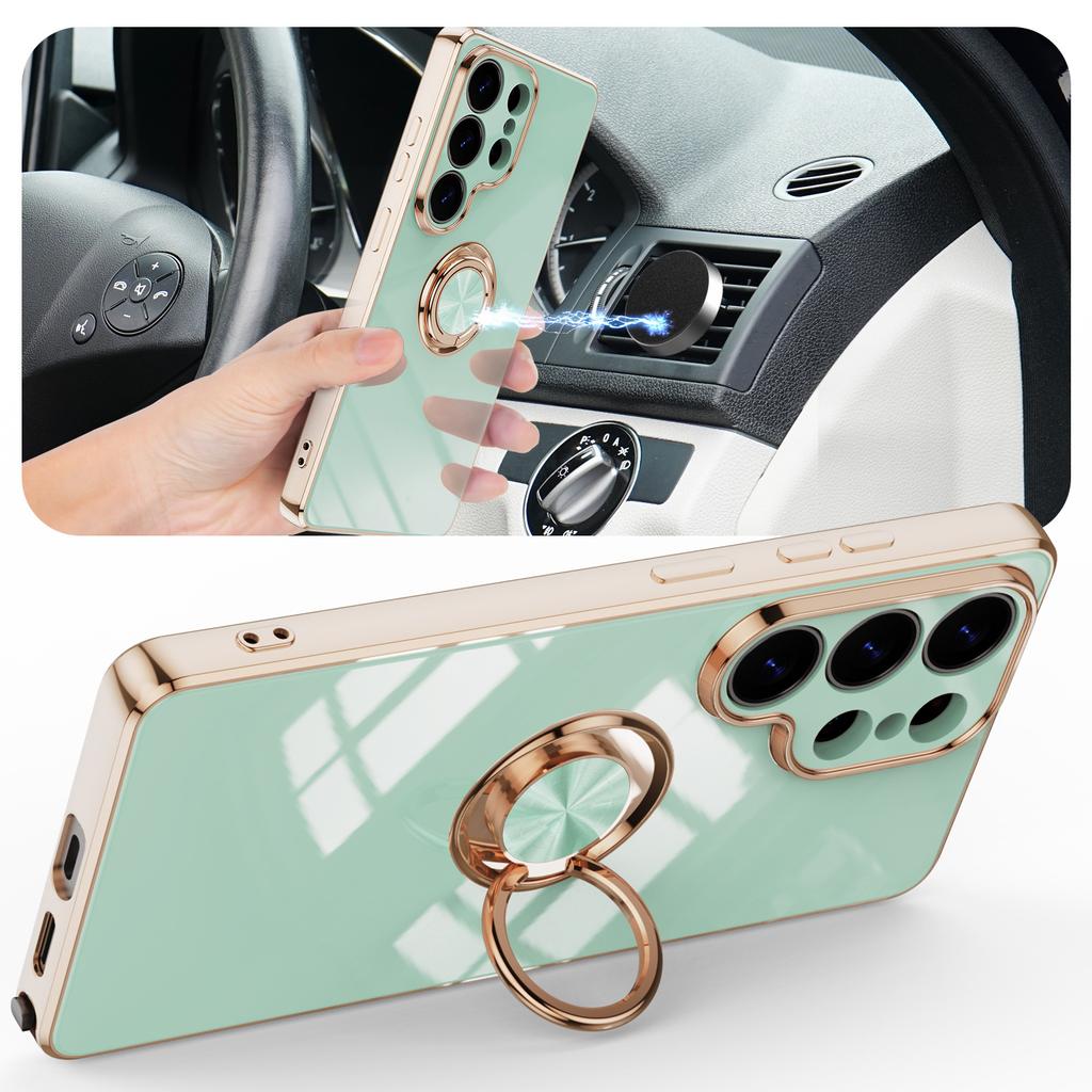 Samsung S11 Mobile Phone Case S11/S11 /11Uitra/11 Ring Buckle Bracket Magnetic Plating Protective Cover