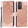 For Samsung Galaxy A35 5G Case PU Leather Mandala Imprinted Design Wallet Phone Cover