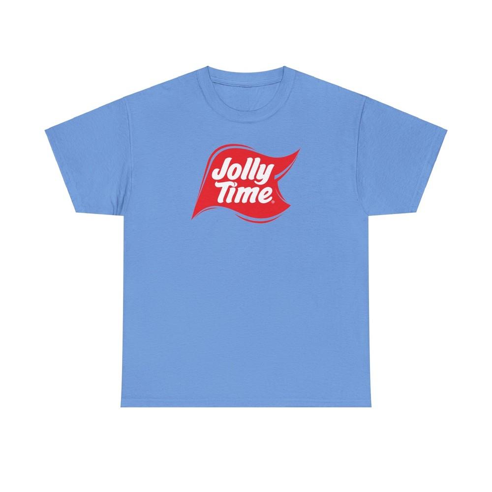 

Popcorn Company Logo T-shirt Tee, Jolly Time T-Shirt, Unisex Cotton Shirt, L