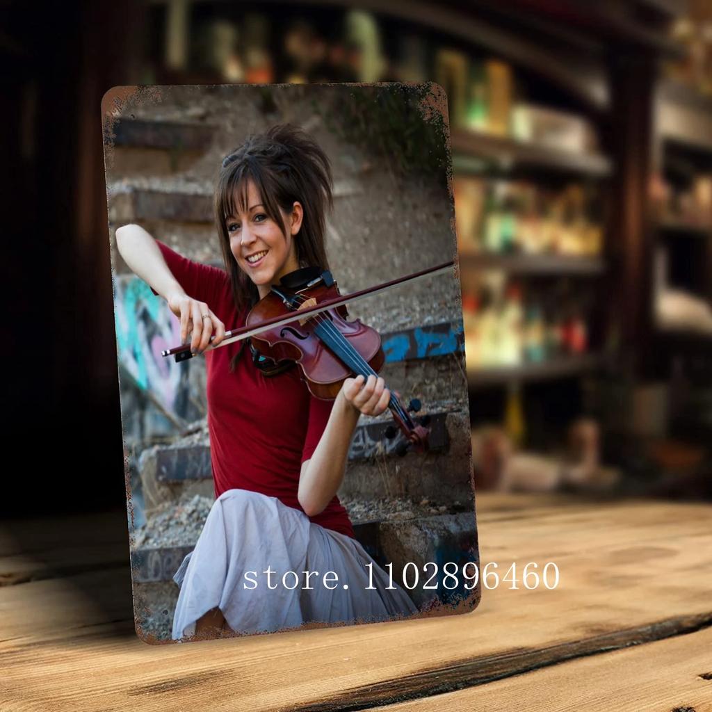 lindsey stirling Metal Plaques & Signs wall decor Vintage Tin Signs Captain Metal Poster Decor for Bar Pub Club Wall Decoration