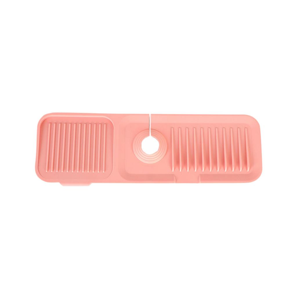 Sink Anti-slip Storage Mat Faucet Anti-splash  Pad Anti-slip Countertop Mat Cup Anti-slip Storage