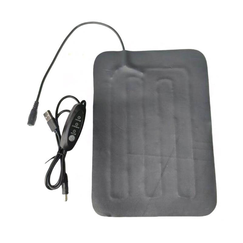 Portable Waterproof Seedling Heat Mats 3 Heat Level USB Powered for Indoor Plant and Reptiles Habitat Maintenance