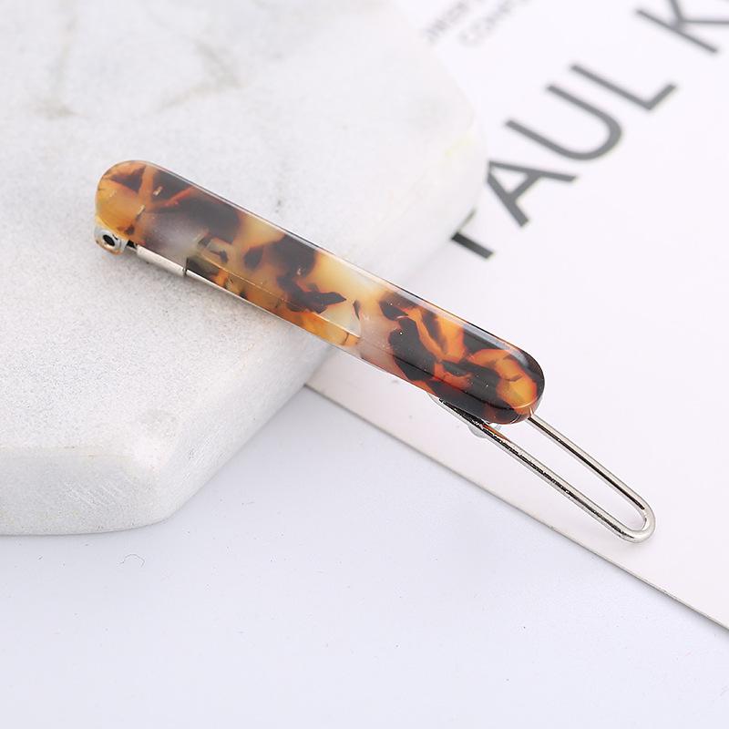 Fashion Hair Accessories Acetate Hairpin Ladies Bangs Clip Ponytail Clip